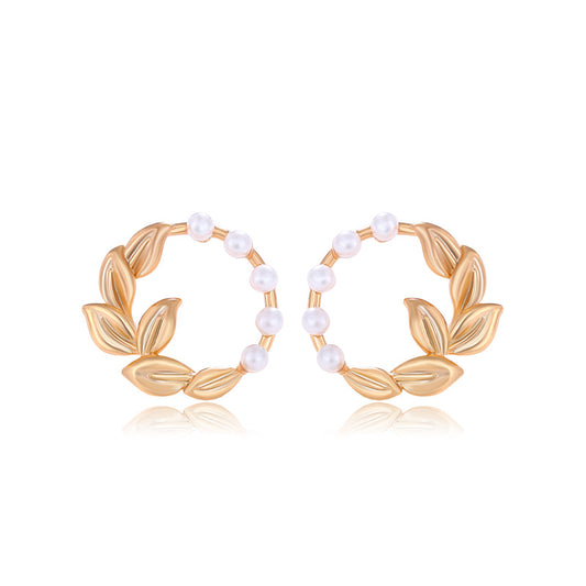 18K Wreath Earrings